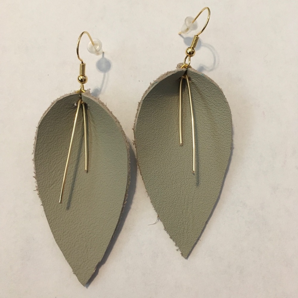 Handmade Leather Earrings!!